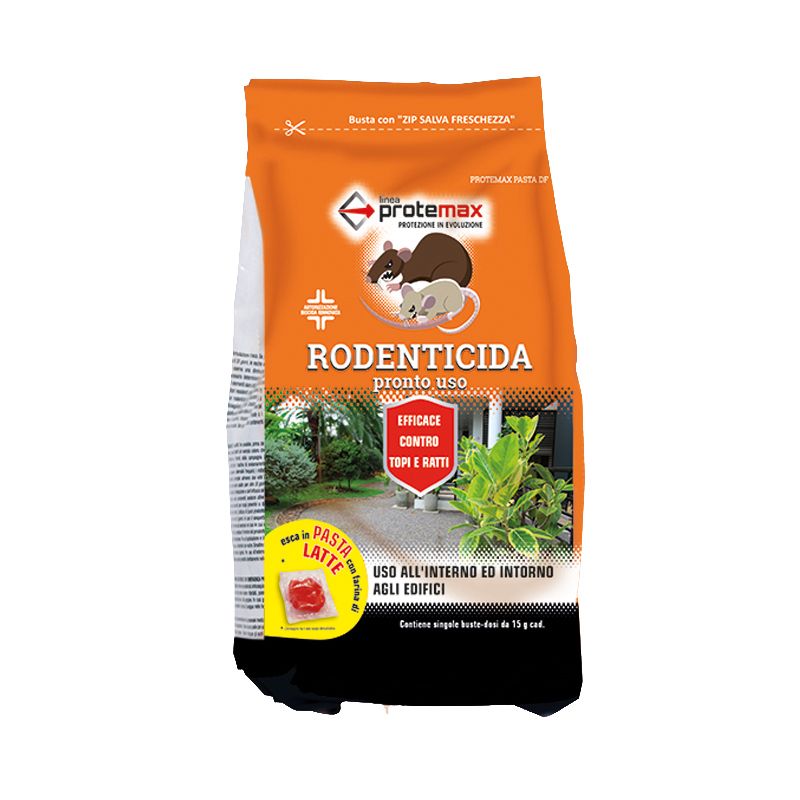 Esca in pasta rossa topi e ratti rodenticida 1,53Kg