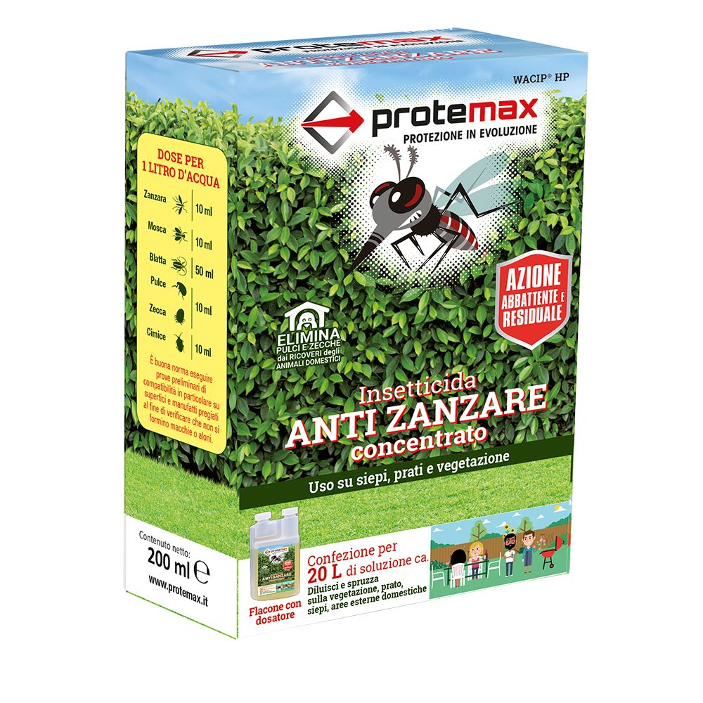 Insetticida anti zanzare concentrato 200ml