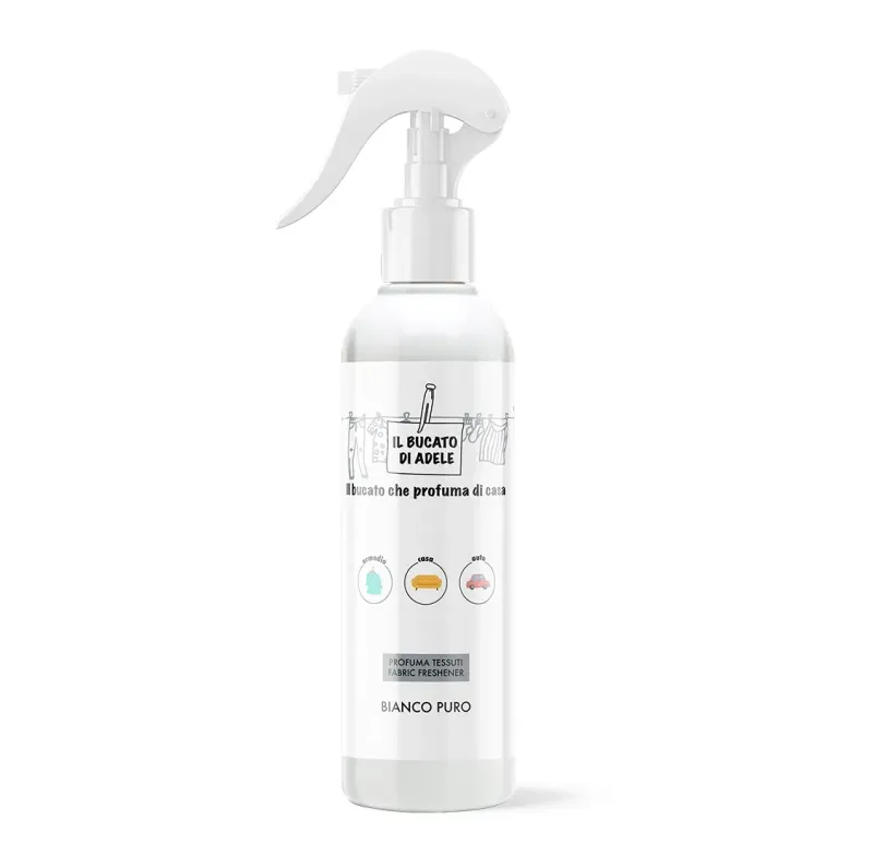 Spray tessuti Il bucato di Adele Bianco puro