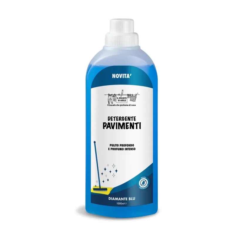 Detergente pavimenti Il Bucato di Adele Diamante blu