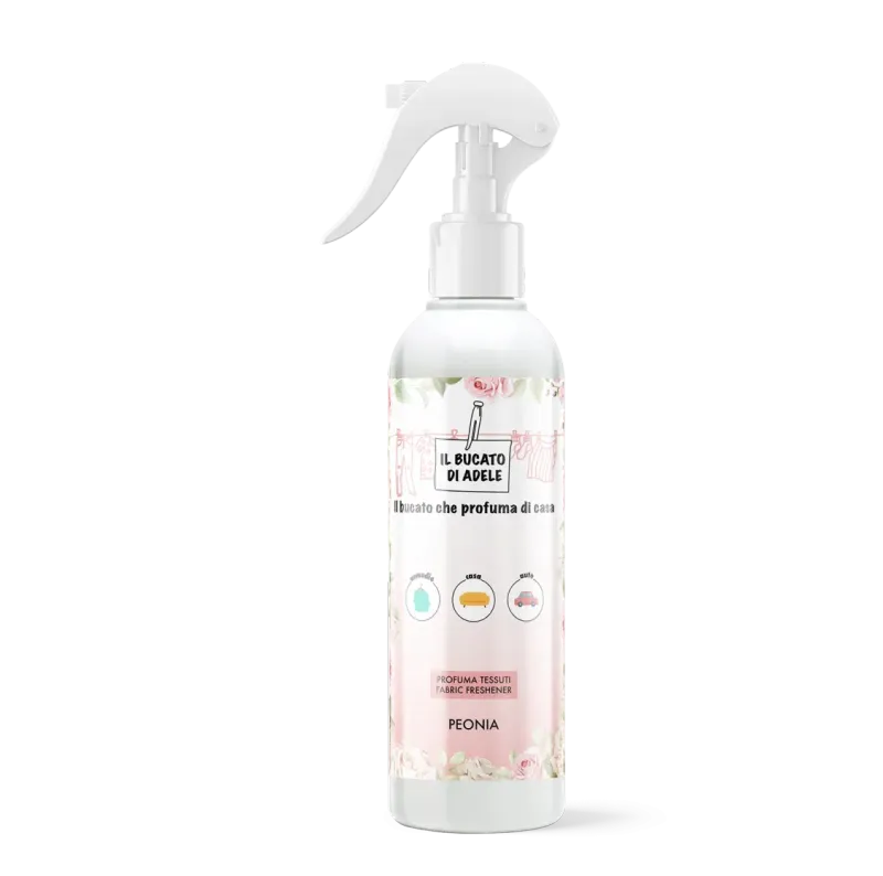 Spray tessuti Il bucato di Adele Peonia