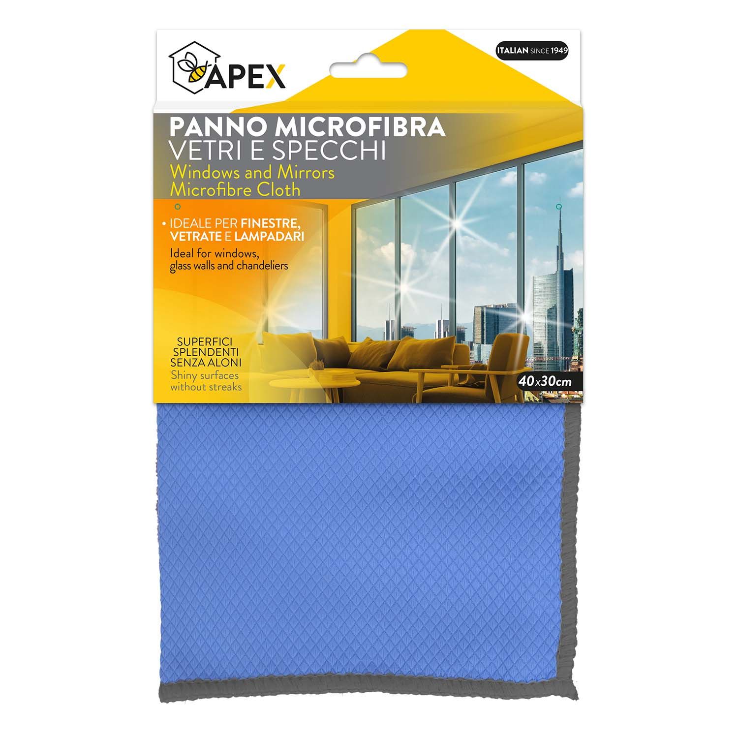 Panno vetri microfibra