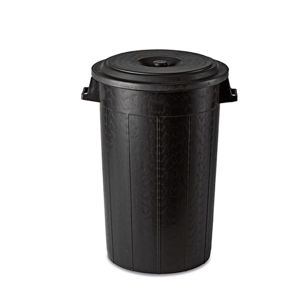 Bidone 100Litri nero