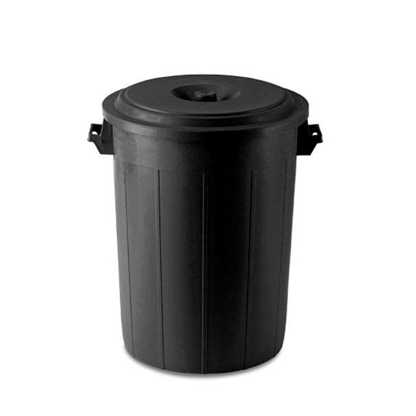 Bidone 70Litri nero