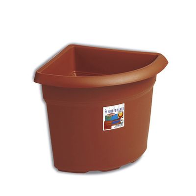 Fioriera con sottovaso angolare 45cm