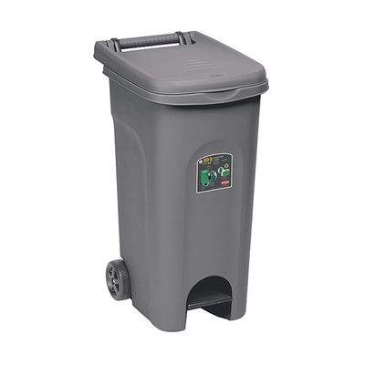 Pattumiera Urban Eco System con pedale Grigio