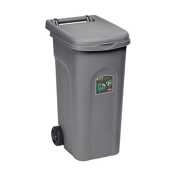 Pattumiera Urban Eco System Grigio