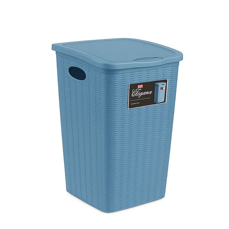 Portabiancheria Elegance 50Litri blu avio