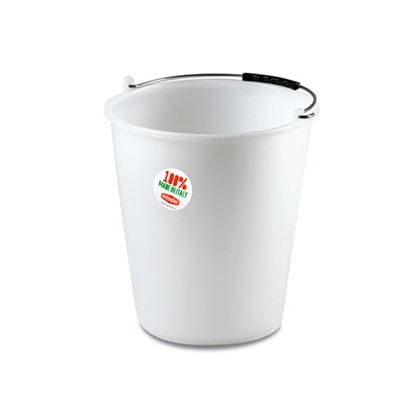 Secchio casalingo 12Litri Bianco