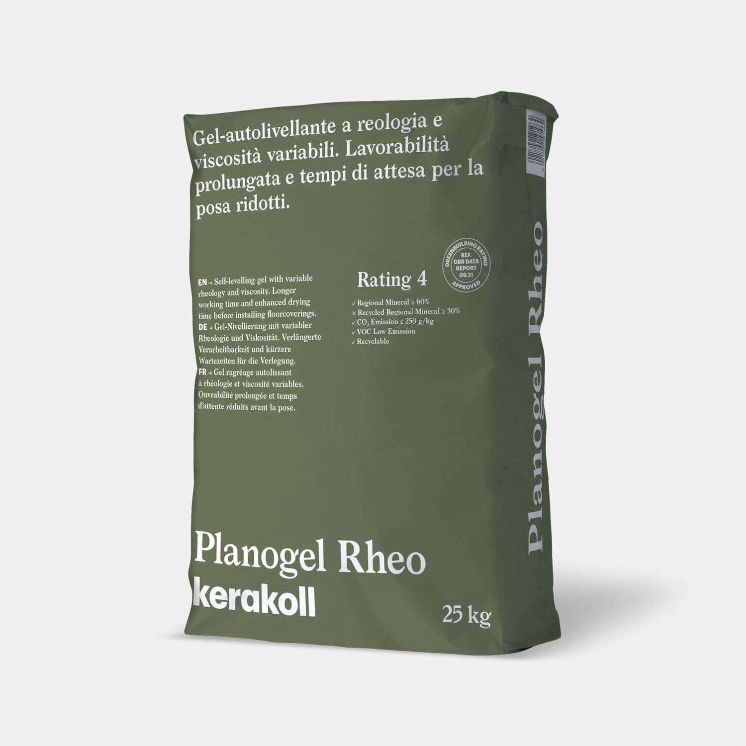Gel autolivellante Planogel Rheo 25Kg