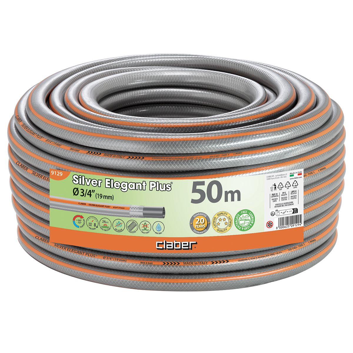 Tubo irrigazione "Silver Elegant plus" 3/4" 50mt