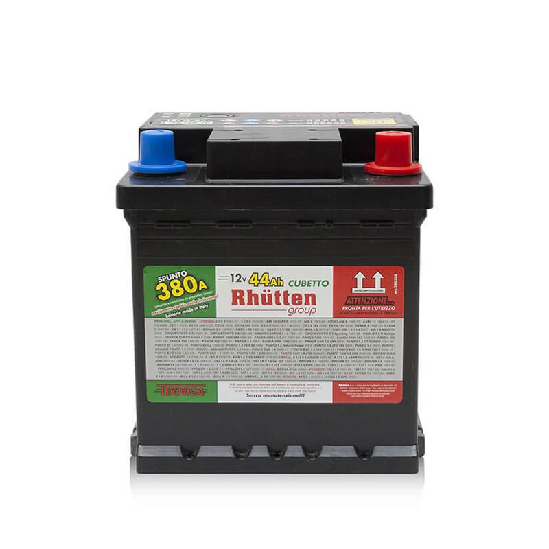 Batteria auto cubetto Tecknica  44AH 380A DX