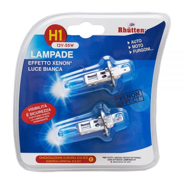 Set 2 lampadine H1 effetto xenon 12V 55W
