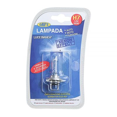 Lampada H7 effetto xenon 12V 55W