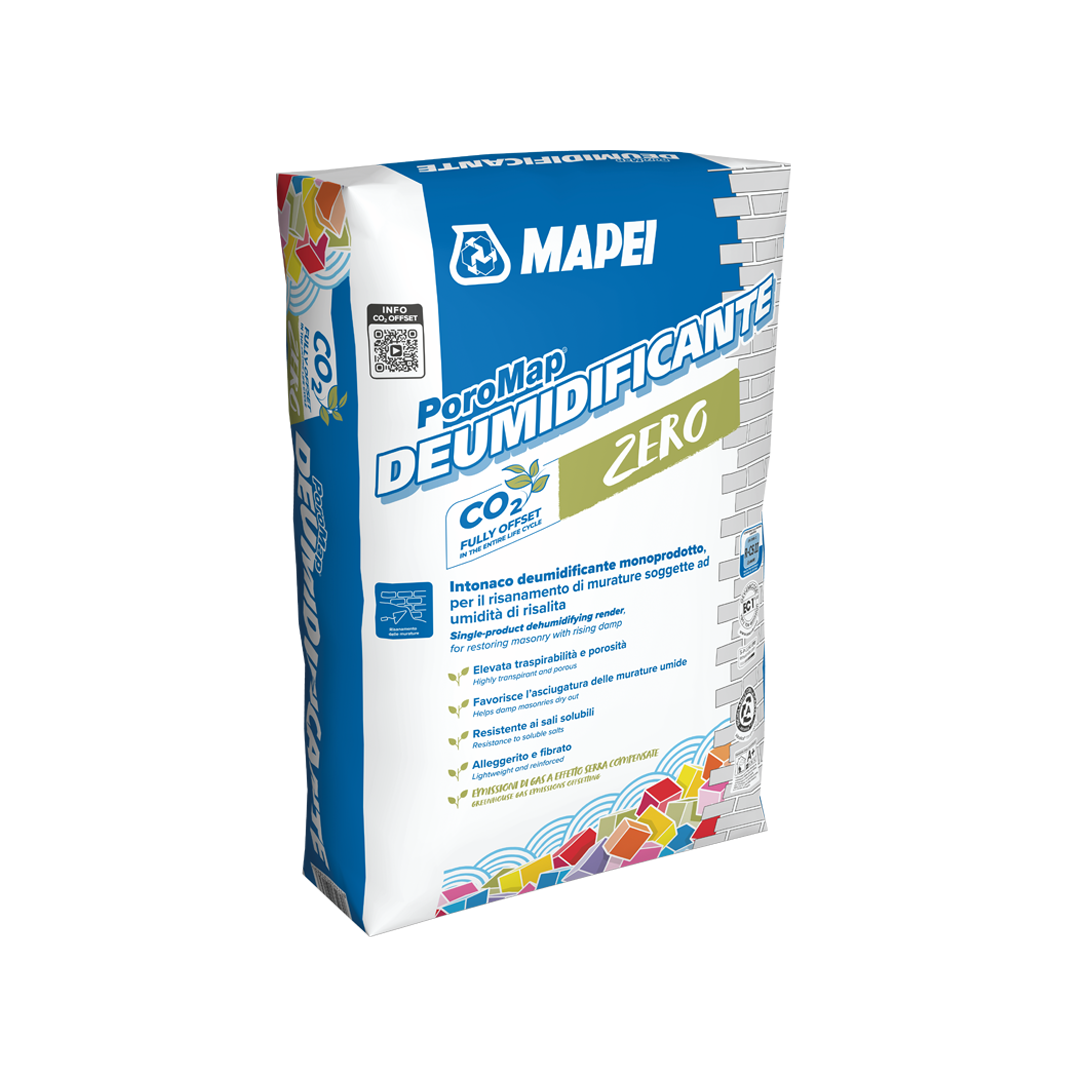 Intonaco deumidificante Mapei Poromap 20Kg