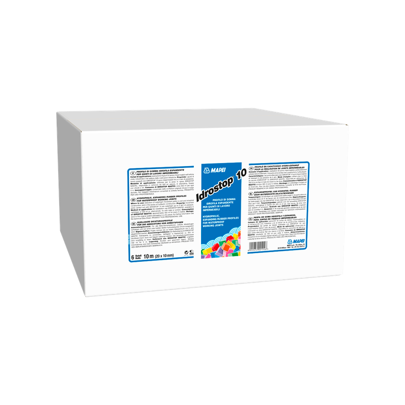 Profilo di gomma idrofila Mapei Idrostop 10mt