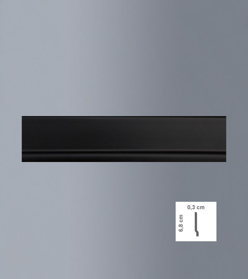 Battiscopa in pdf nero