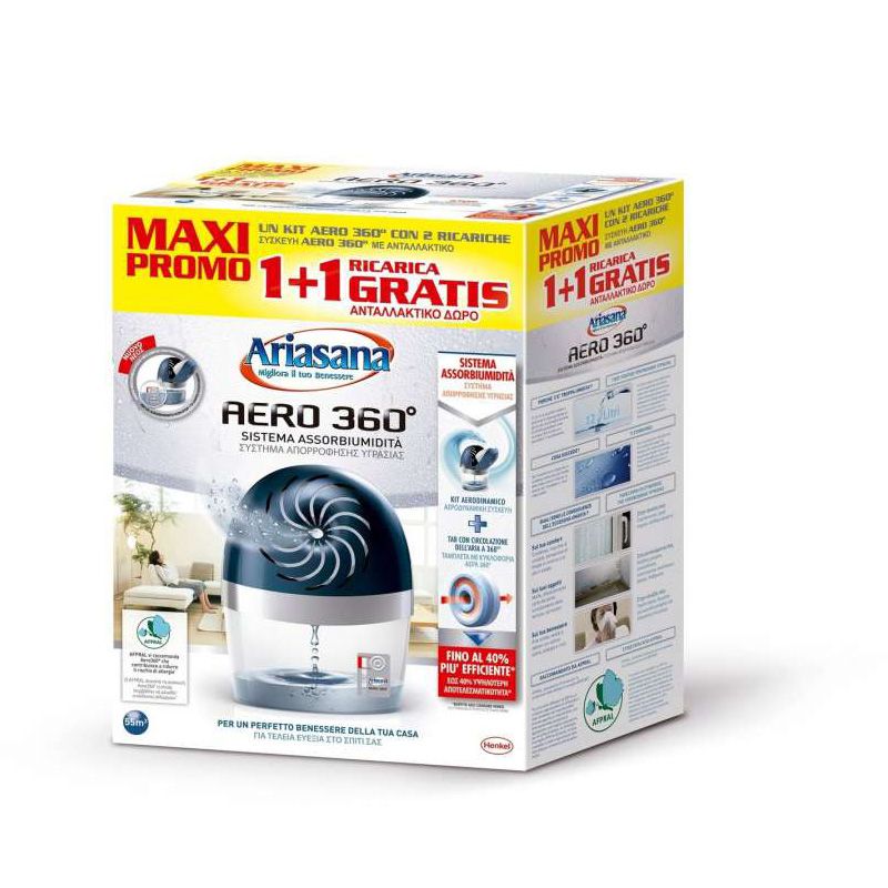 Kit assorbiumidità Aero 360 Ariasana + 2 RICAR.
