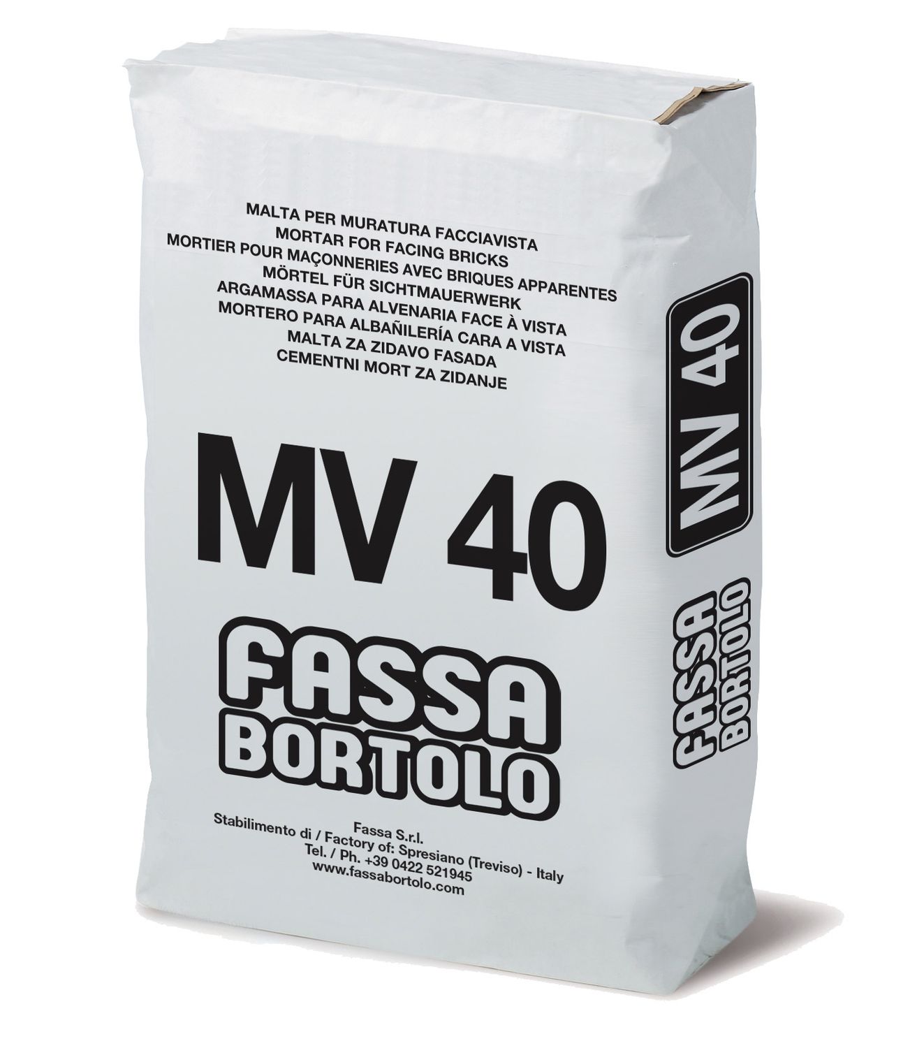 Malta per muratura faccia vista Fassa MV 40 25Kg