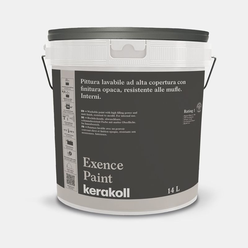 Pittura lavabile opaca Exence Paint 14Litri