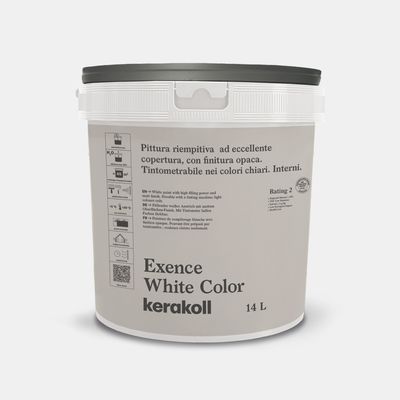 Pittura alta copertura Exence White Color 14Litri