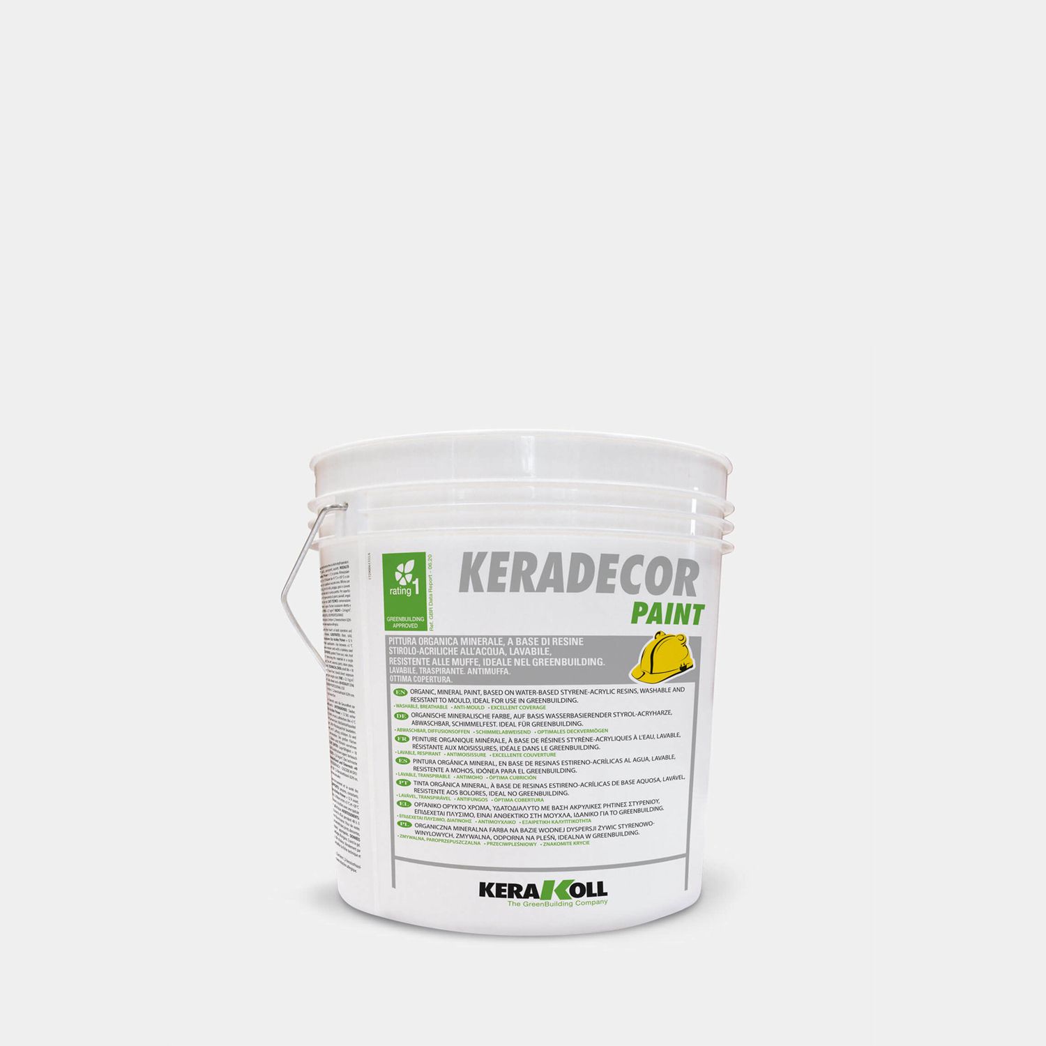 Pittura lavabile Keradecor Paint 4Litri