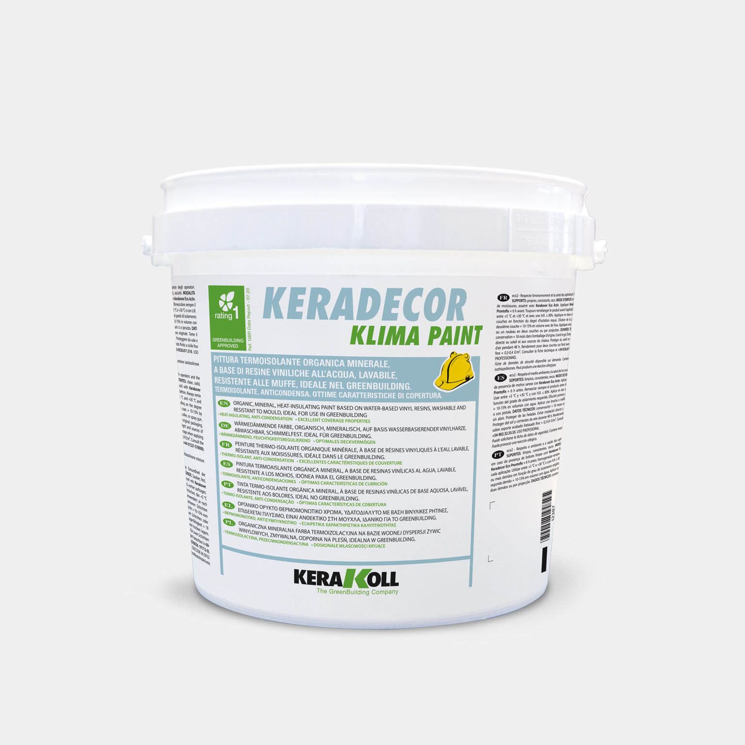 Pittura termoisolante Keradecor Klima fix 14Litri