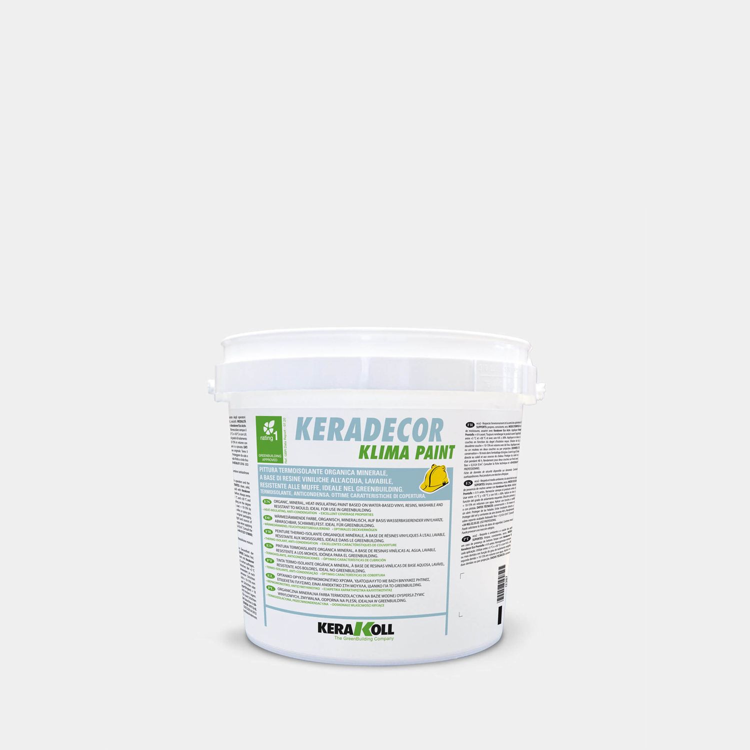 Pittura termoisolante Keradecor Klima fix 4Litri