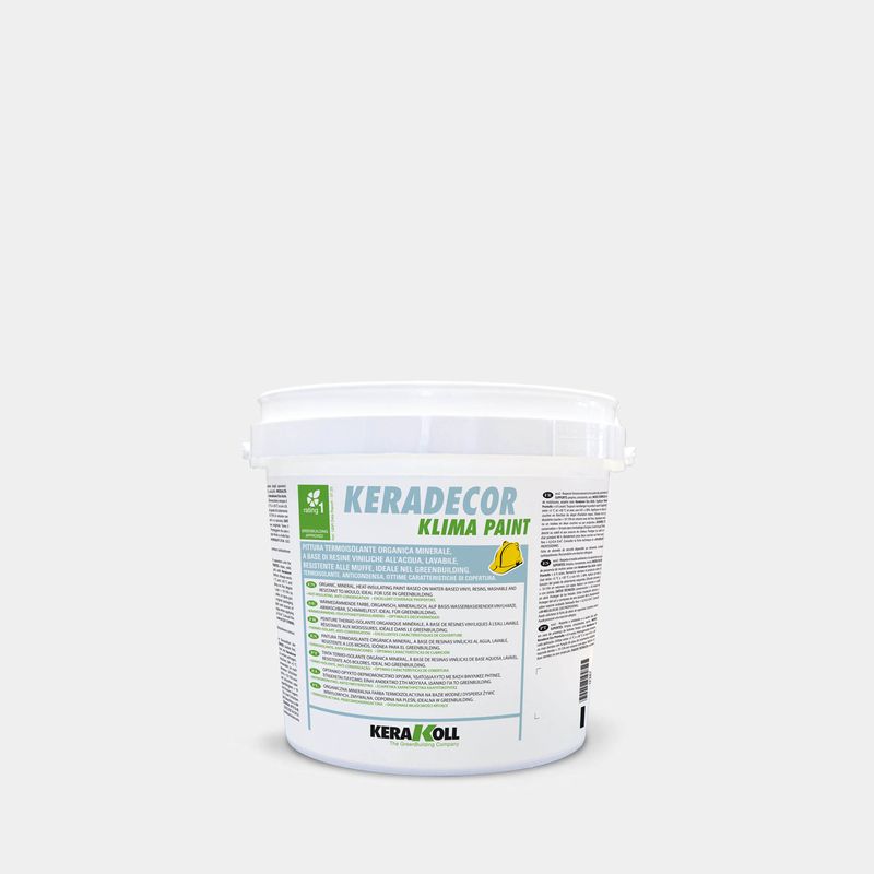 Pittura termoisolante Keradecor Klima fix 4Litri