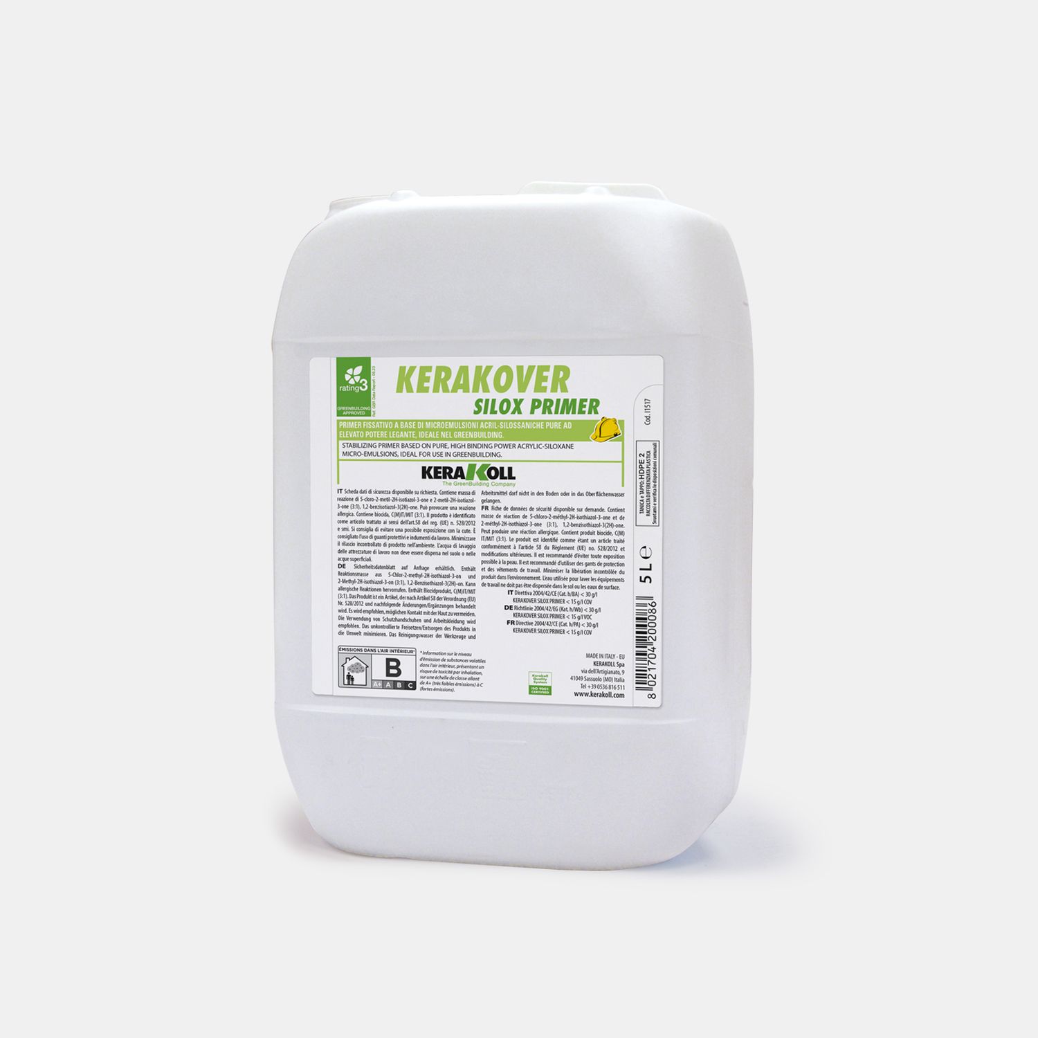 Primer fissativo Kerakover Silox 5Litri
