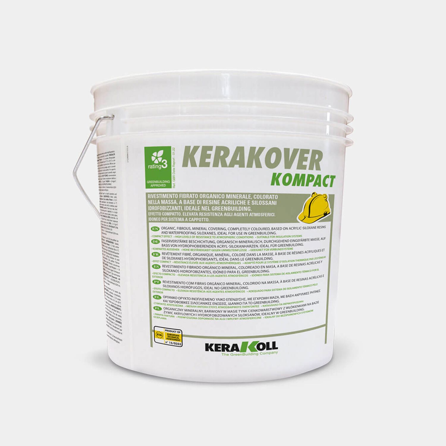 Rivestimento acril silossanico Kerakover Kompact fine 25Kg
