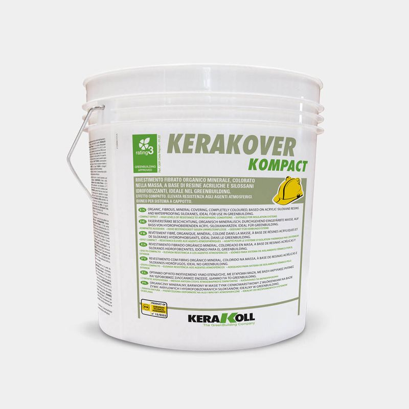 Rivestimento acril silossanico Kerakover Kompact fine 25Kg