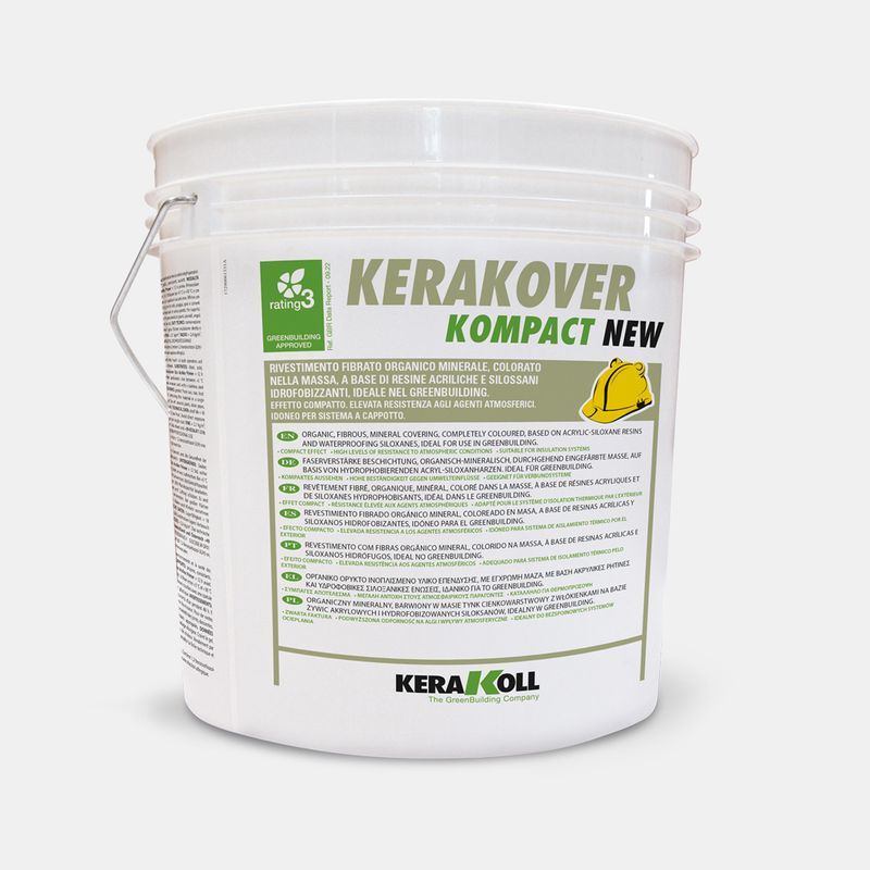 Rivestimento acril silossanico Kerakover Kompact New Medio 25Kg