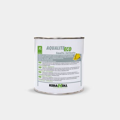 Smalto all'acqua Kerakoll Aqualite satinato 0,75Litri bianco