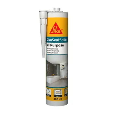 Sigillante siliconico acetico SikaSeal-170 300ml Bianco