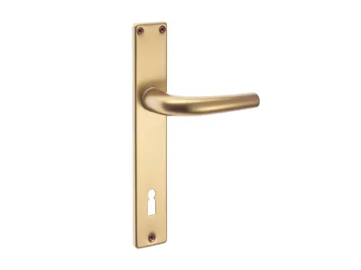 Maniglia con placca Modello Uno 90mm