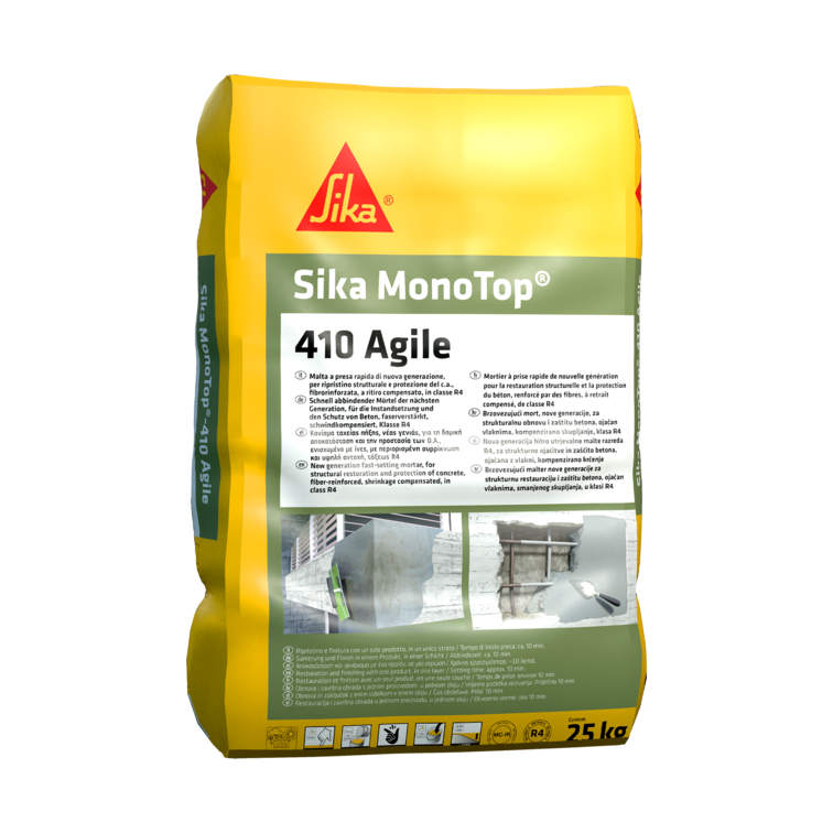 Malta di ripristino Sika Monotop 410 Agile 25Kg Malta di ripristino Sika Monotop 410 Agile 25Kg