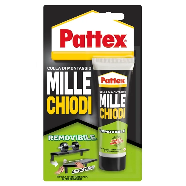 Adesivo Pattex Millechiodi Removibile 100gr
