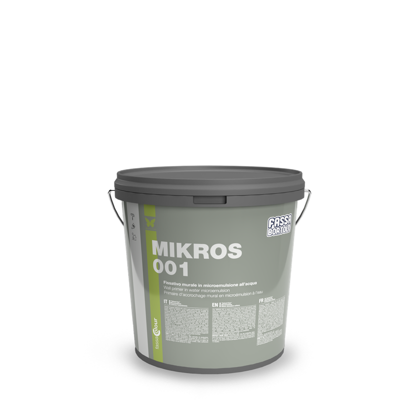 Fissativo murale Fassa Mikros 4Litri Fissativo murale Fassa Mikros 4Litri