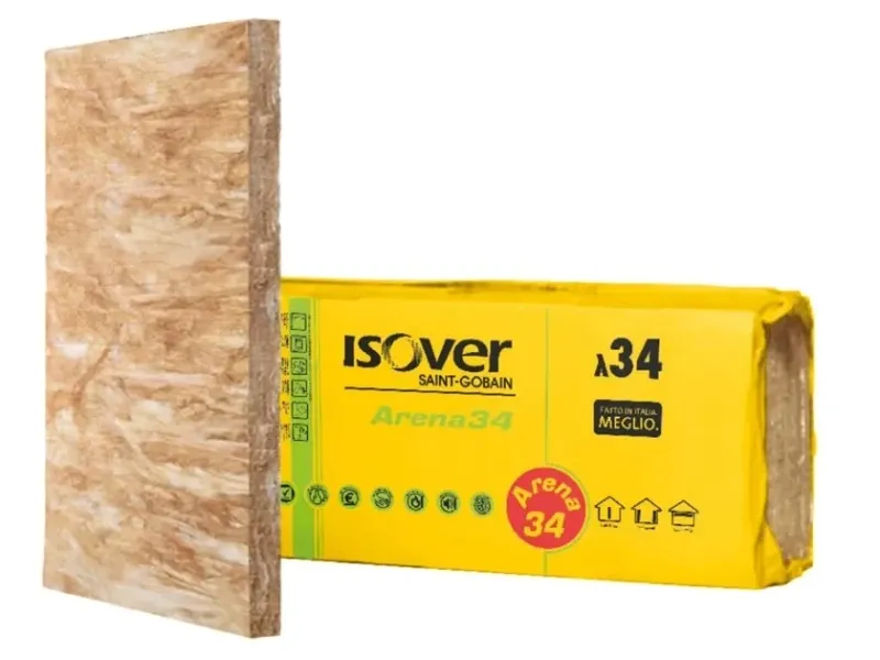 Lana di vetro Isover Arena 34 sp.95mm Lana di vetro Isover Arena 34 sp.95mm