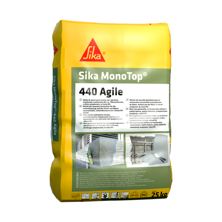 Malta di ripristino Sika Monotop 440 Agile 25Kg Malta di ripristino Sika Monotop 440 Agile 25Kg