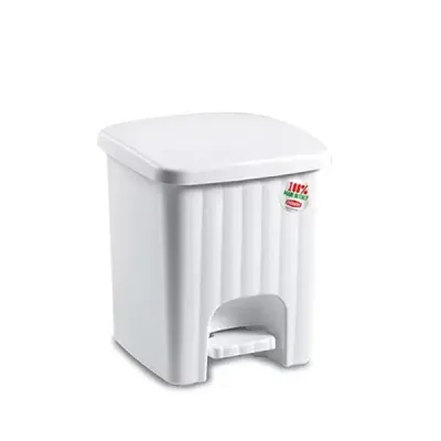 Pattumiera con pedale Bianco