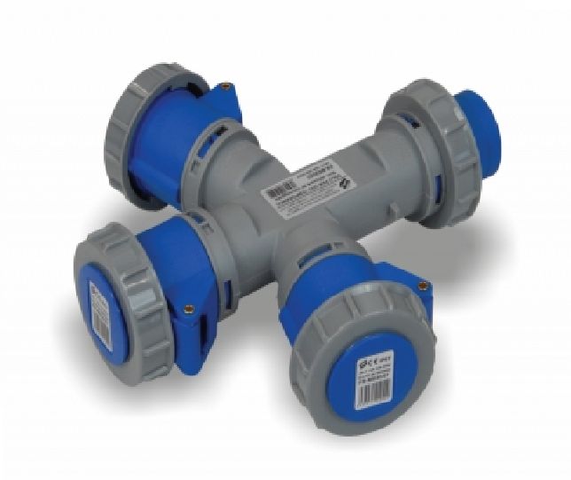 Adattatore 3 vie per uso industriale Adattatore 3 vie per uso industriale