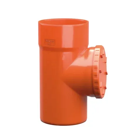 BRAGA C/TAPPO PVC ARANCIO 87° ø 160mm
