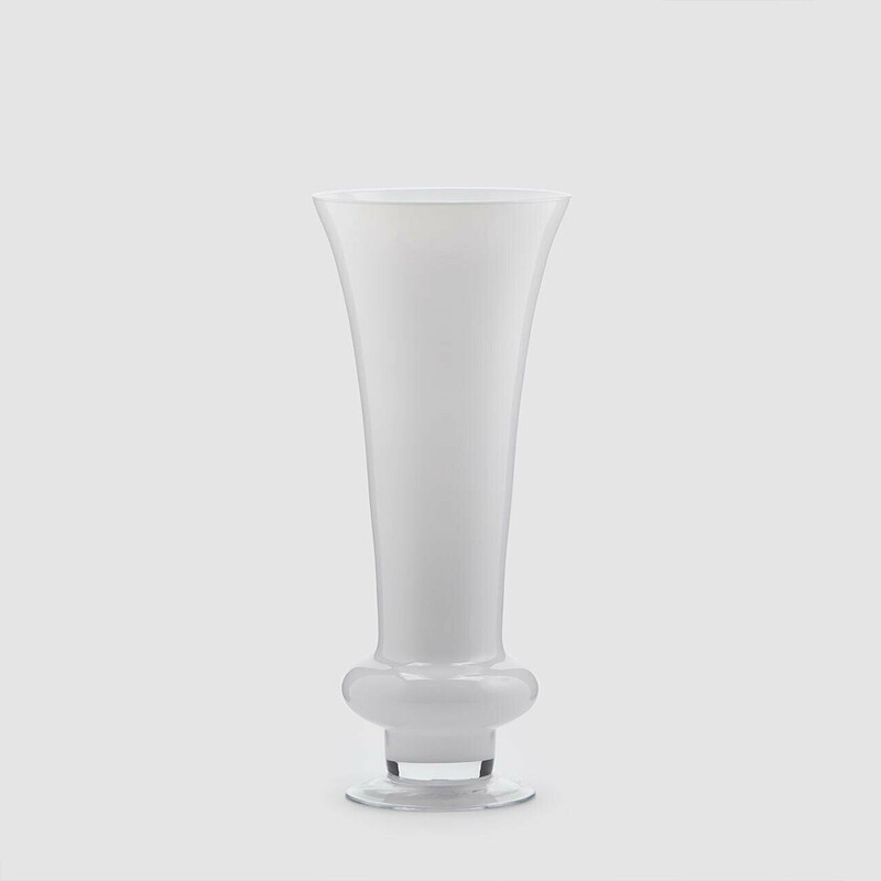 Vaso anfora bianco h.50cm