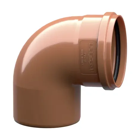 Curva pvc fognatura SN4 87° ø 250mm