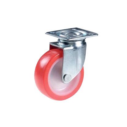 Ruota piroettante in poliuretano con piastra ø 63 Ruota piroettante in poliuretano con piastra ø 63