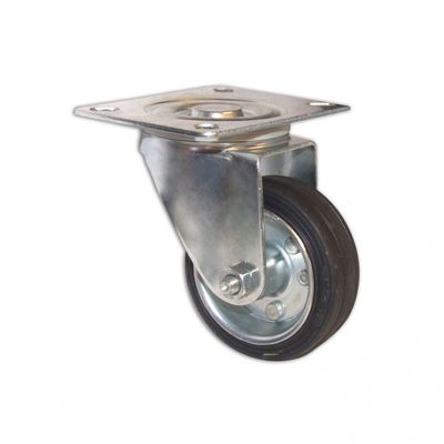 Ruota piroettante con piastra ø 125 Ruota piroettante con piastra ø 125