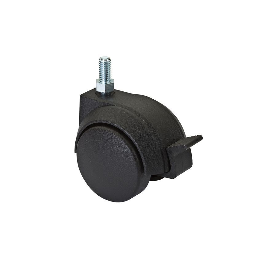 Ruota gemellata con perno e freno ø 50