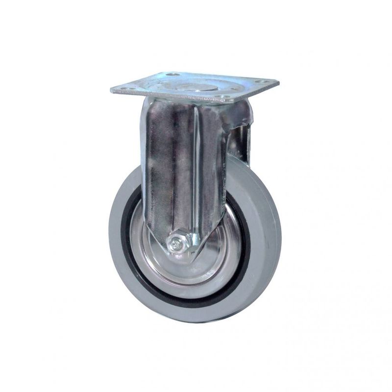 Ruota in gomma a piastra fissa ø 60 Ruota in gomma a piastra fissa ø 60